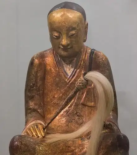 章公祖师肉身坐佛像(英国《星期日泰晤士报》网站)