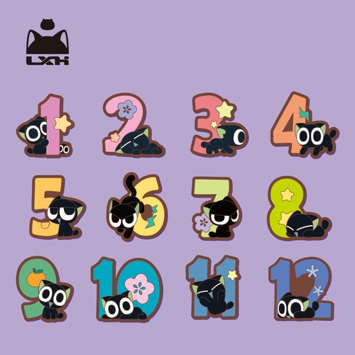 罗小黑丨【日本animate进口】橡胶pvc挂件盲盒可爱卡通周边