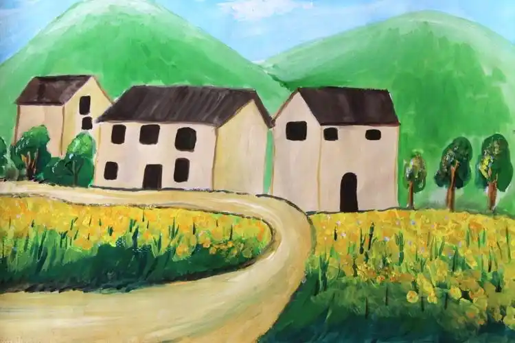 003《乡村美景》 李雯