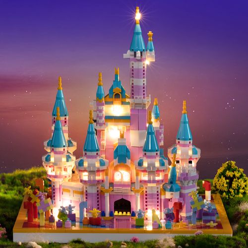 乐高积木迪士尼公主城堡高难度成人巨大型拼装女孩系列玩具泰姬陵