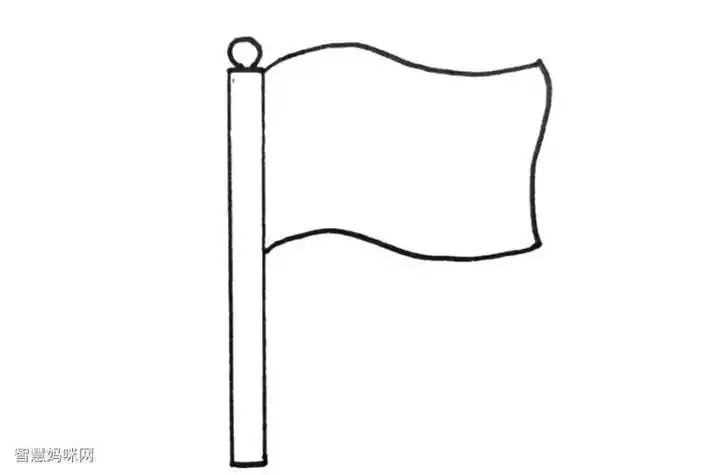 中国国旗简笔画国庆节主题画和平鸽简笔画国旗画法五星红旗的简笔画