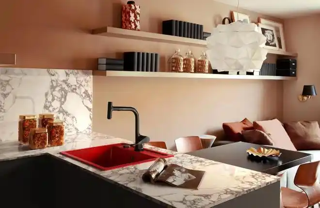 axor雅生胭脂红水槽全新发布装点个性厨房