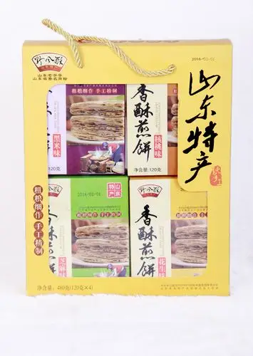 山东特产煎饼济南野风酥农家手工粗粮杂粮夹心无糖多口味无添加