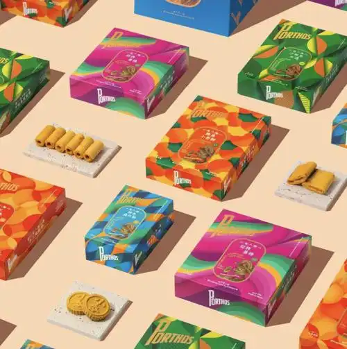 鲜艳的食品包装设计