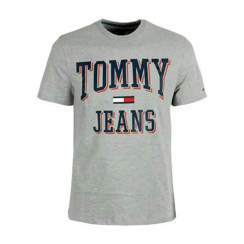 tommy jeans汤米圆领短袖男英文logo时尚半袖t恤奢侈品