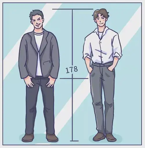 身高就看起来越高比如腿越长身材存在一个黄金比例人的审美会受到