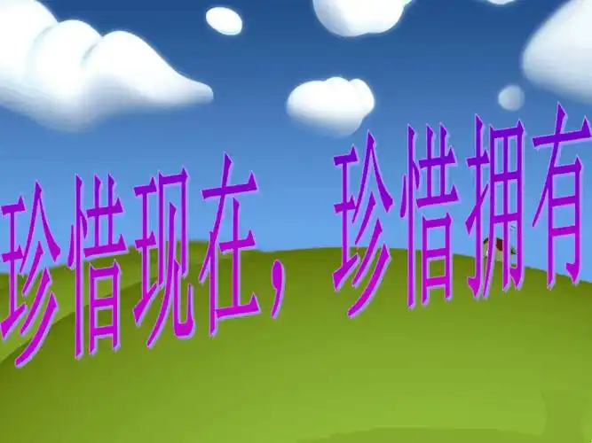 珍惜现在珍惜拥有课件