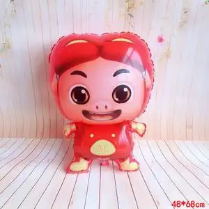 生日派对气球猪猪侠