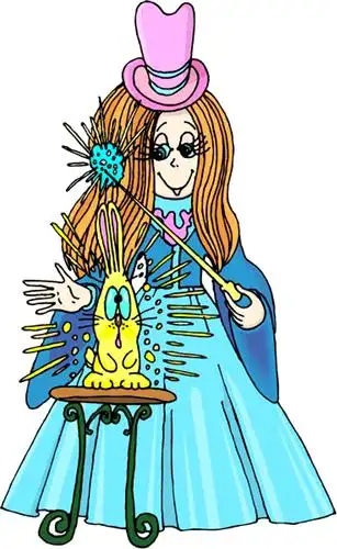 卡通人物:小巫女