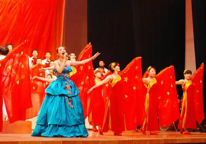 湖南郴州汝城万人红歌大赛