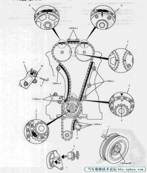 本田雅阁2.4正时