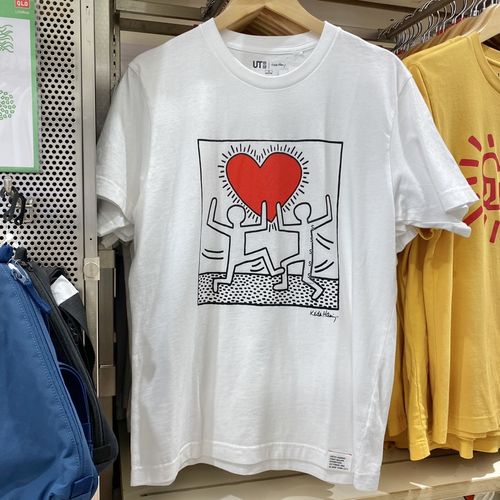 优衣库春季新联名款 keith haring男女同款圆领t恤卫衣