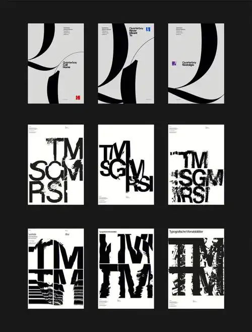 fatihhardal创意字体海报设计