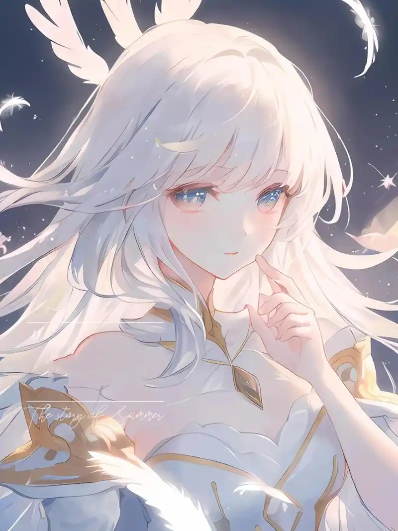 79女生头像79白色系第一期 图片由无界ai生成