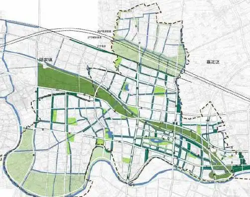 昆山花桥国际商务城总体规划——上规院
