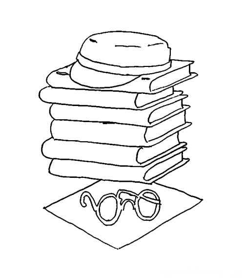 幼儿简笔画孩子拿书