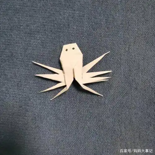 儿童手工折纸:乌贼squid