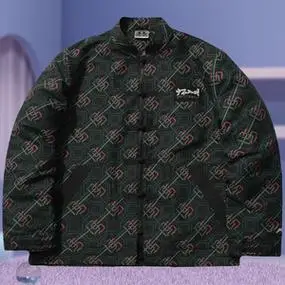 李宁正品badfive少不入川系列 唐装盘扣立领休闲夹克外套afdr381