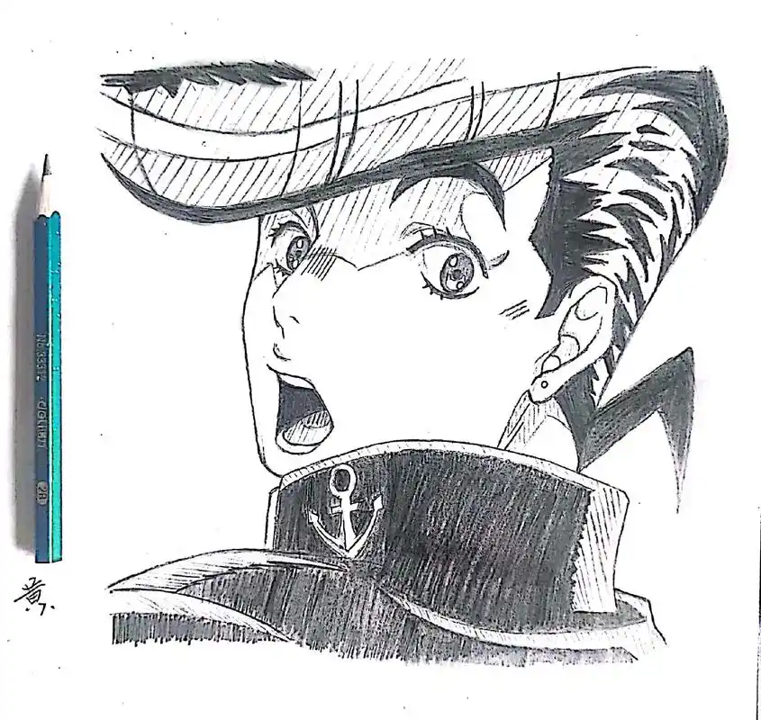 jojo的奇妙冒险手绘.小曲一响,又让我想起了在杜王町的生活 - 抖音