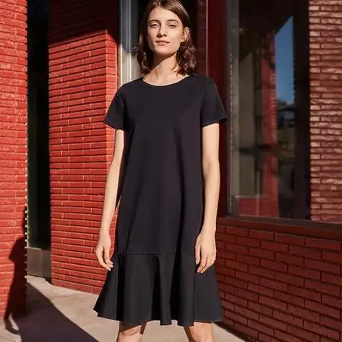 新补货: uniqlo 优衣库 406988 女士丝光棉连衣裙