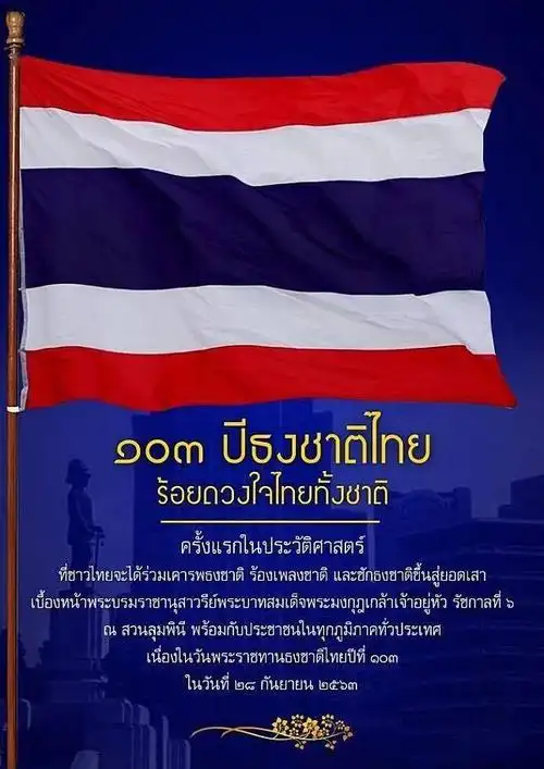 泰国"三色国旗"103岁生日,正大掌门人谢国民冒雨升旗!_侵权