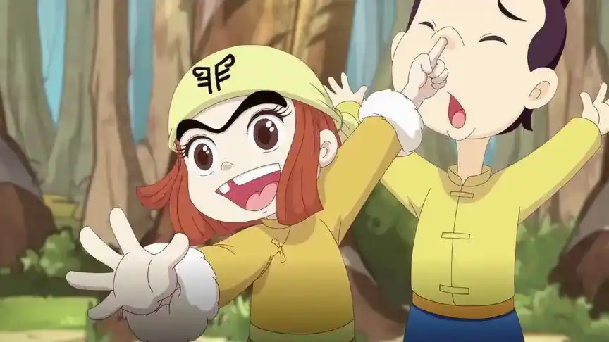 乌龙院之活宝传奇:聪明的小艾飞,七减三等于几,竟然算了半天