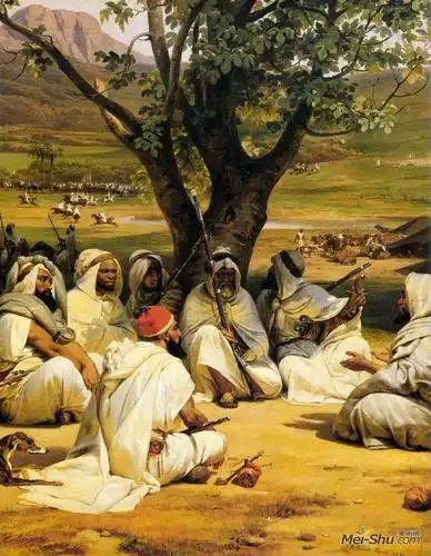 理事会中的阿拉伯酋长谈判代表贺拉斯贝内特horacevernet高清作品欣赏