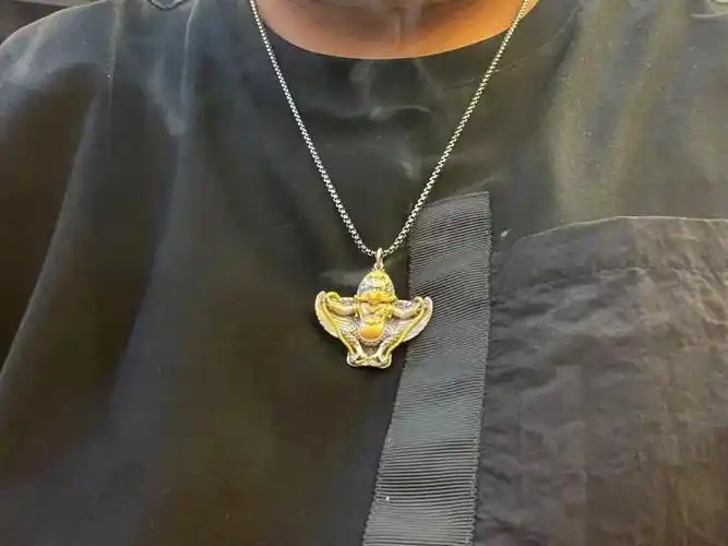 925银大鹏鸟吊坠文玩配饰