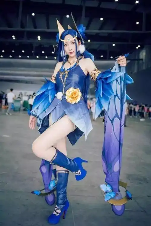王者荣耀cosplay貂蝉cos仲夏夜之梦肉丝场照图!
