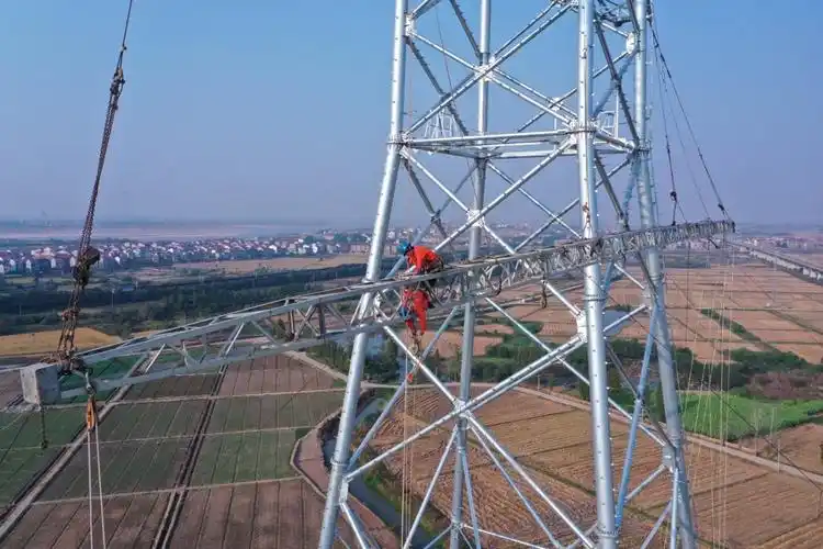 南昌长沙特高压交流线路工程1标段放线完成