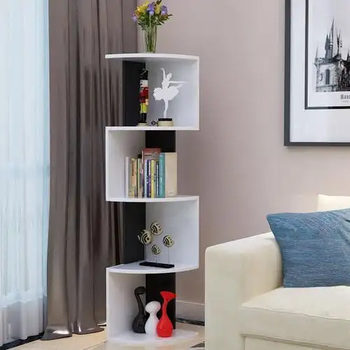 热销三角柜子转角柜_简约墙角柜墙架书架储物柜三角柜客厅边角柜酒柜