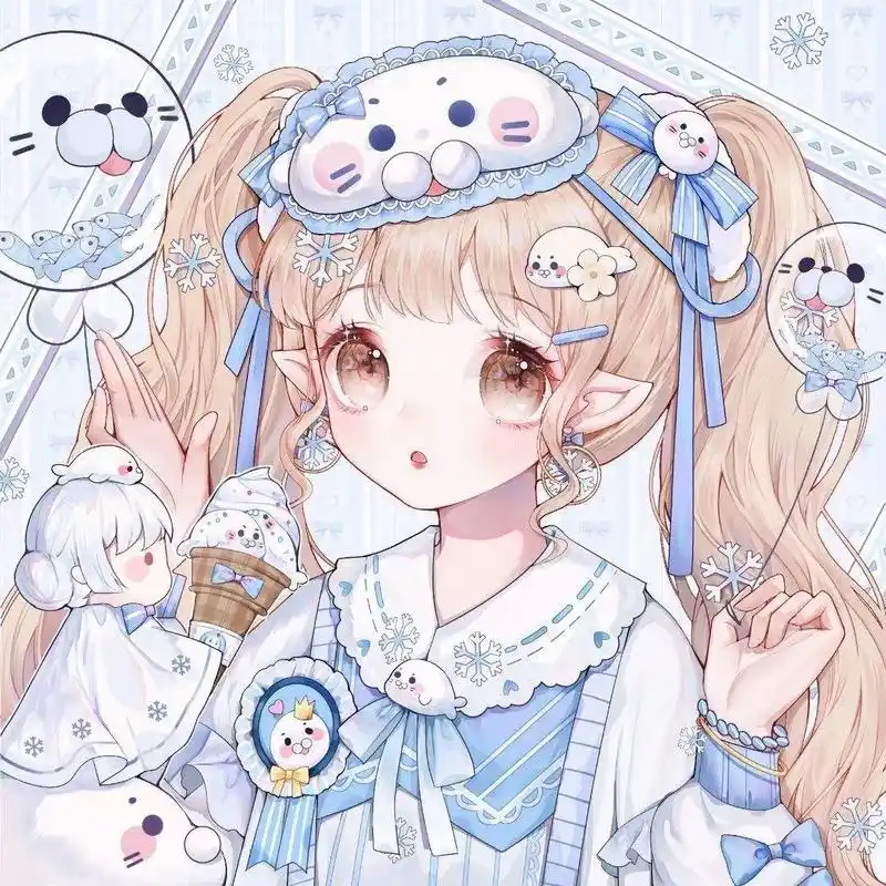 仙气女生头像 #漫画女孩 #可爱头像女卡通呆萌 #仙气十足 - 抖音