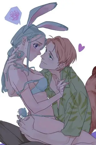 还有画师的名字以及如果这位画师还有狐兔的类似图片也请发给我!