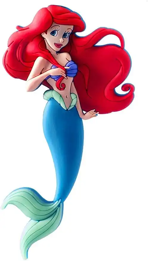 disney ariel 软质 pvc 磁铁