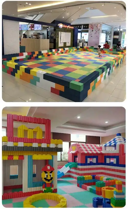 室内大型epp泡沫积木乐园城堡拼搭大号玩具围栏淘气堡儿童乐园 大号