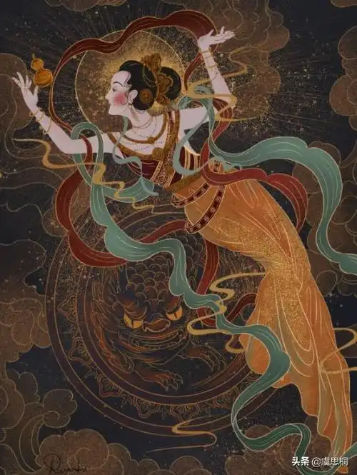 敦煌莫高窟壁画飞天,莫高窟的由来和历史简介