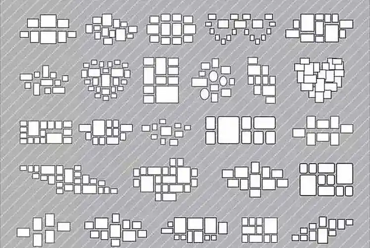 居家相框摆放样式