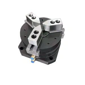 彭海气动三爪卡盘钻床铣床加工中心软爪硬爪夹紧卡爪夹头可更换自