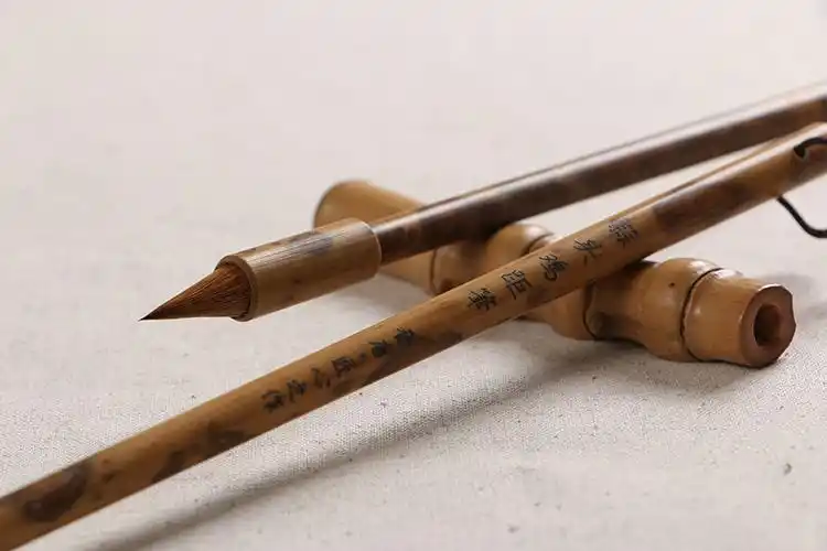 蒜头鸡距笔唐代古法短锋蒜头小楷毛笔抄经毛笔仿古雀头笔狼毫兼毫