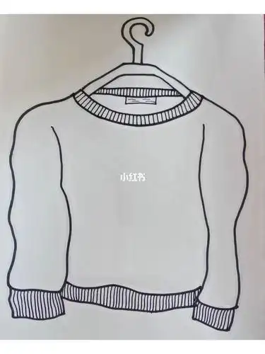 儿童卡通画简笔画毛衣