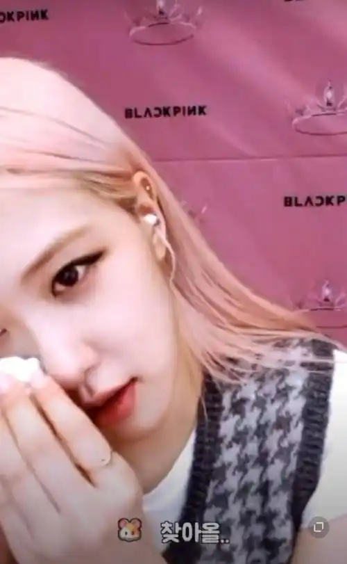 粉墨开视频签售会,粉丝的一句话,让rose带哭腔落泪_朴彩英_镜头_进行