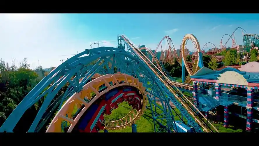 西安乐华城 穿越机过山车fpv