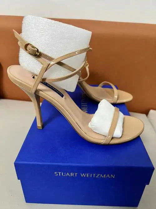 sw裸色高跟凉鞋简约百搭