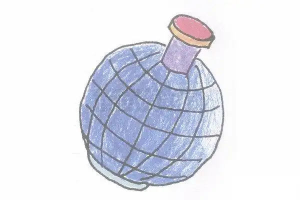 地雷简笔画简单画法