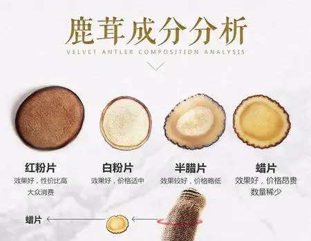 鹿茸片分几种 有哪些作用
