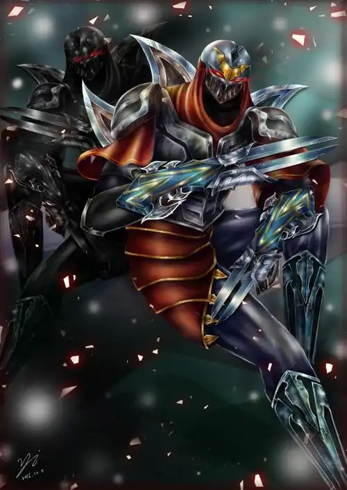 lol英雄联盟影流之主劫儿童劫皮肤19