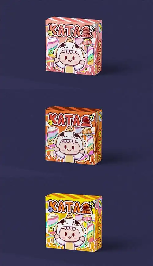 kata零食盲盒包装纸袋设计