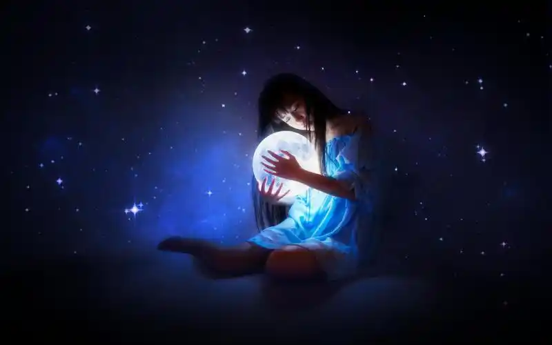 唯美清纯少女梦幻闺房写真高清电脑壁纸下载