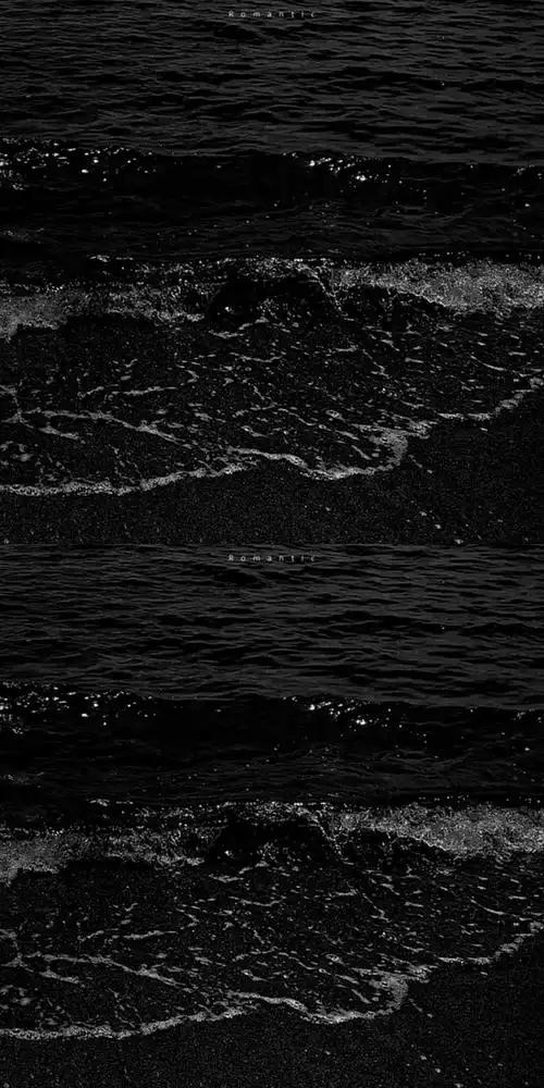 求这张黑色大海背景