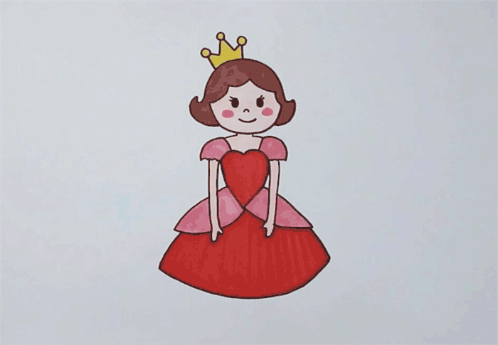 卡通新娘新郎简笔画图片是怎么画的